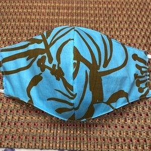 Hawaiian Blue face mask